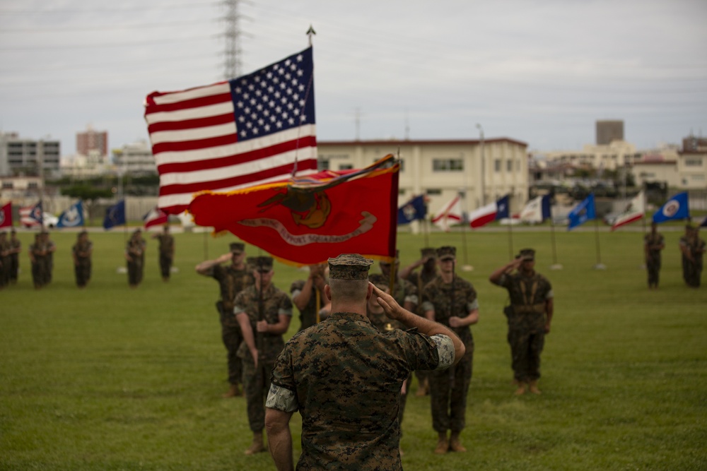 MWSS-172 Post and Relief Ceremony