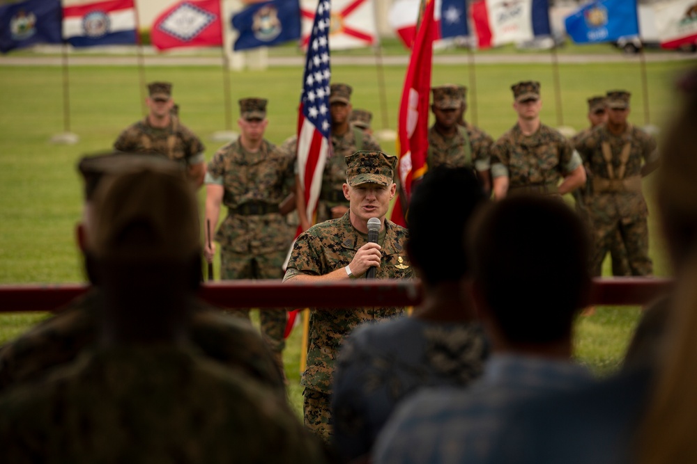 MWSS-172 Post and Relief Ceremony