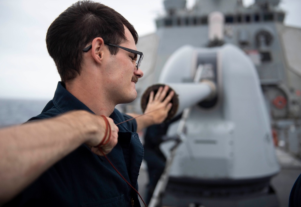 USS Curtis Wilbur Underway Operations