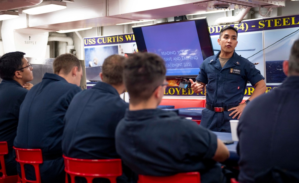 USS Curtis Wilbur Underway Operations