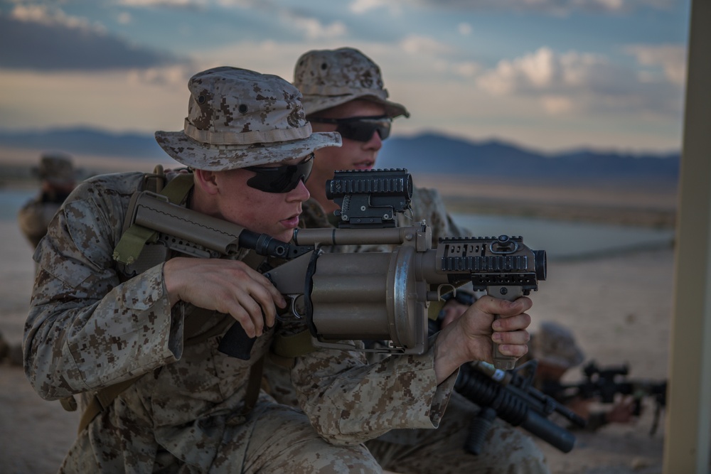 Reserve Marine riflemen practice remedial drills during ITX 4-19