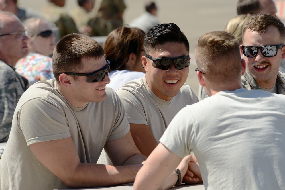 The 142nd Fighter Wing celebrates 30 years of flying F-15 Eagles