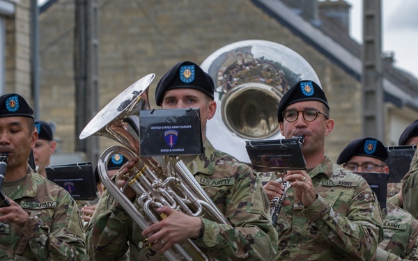 D-Day 75 Parade in Carentan, France