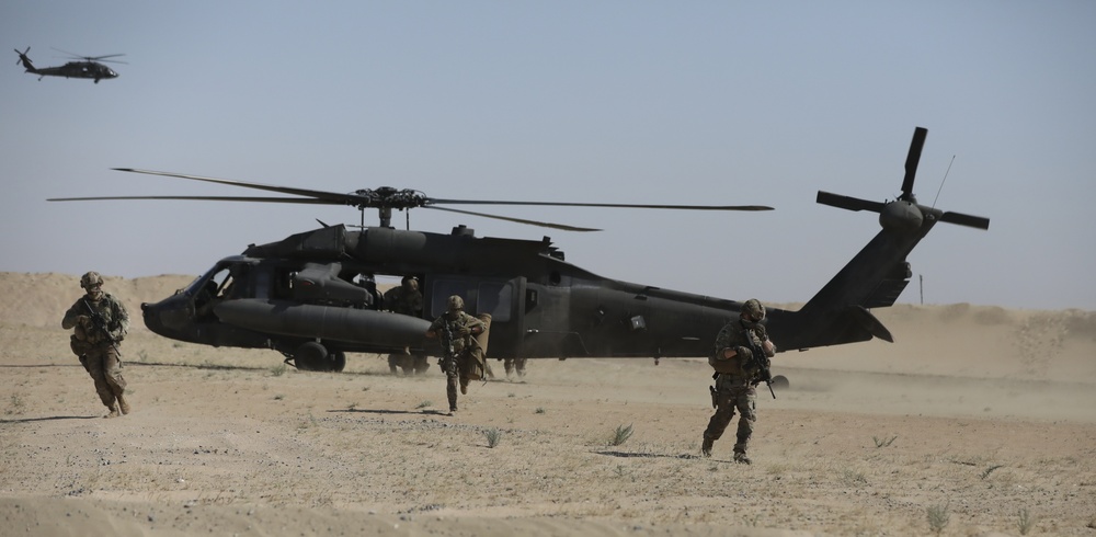 2nd Battalion 127th Infantry Regiment Conduct Quick Reaction Force Training