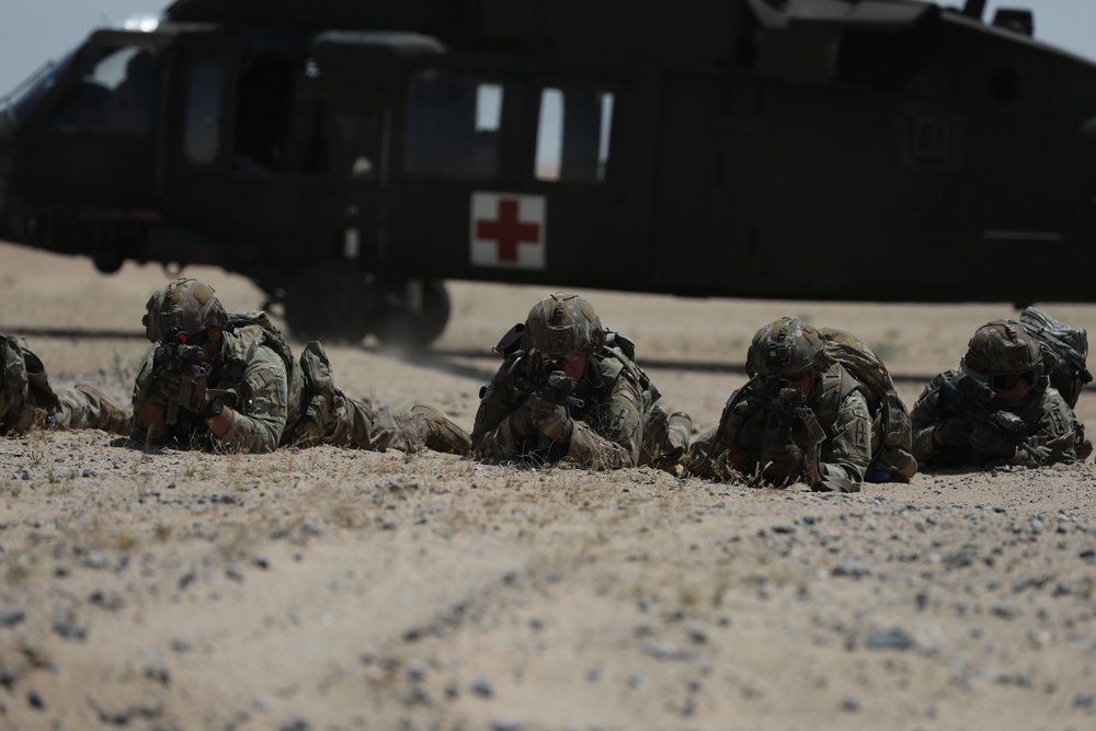 2nd Battalion 127th Infantry Regiment Conduct Quick Reaction Force Training