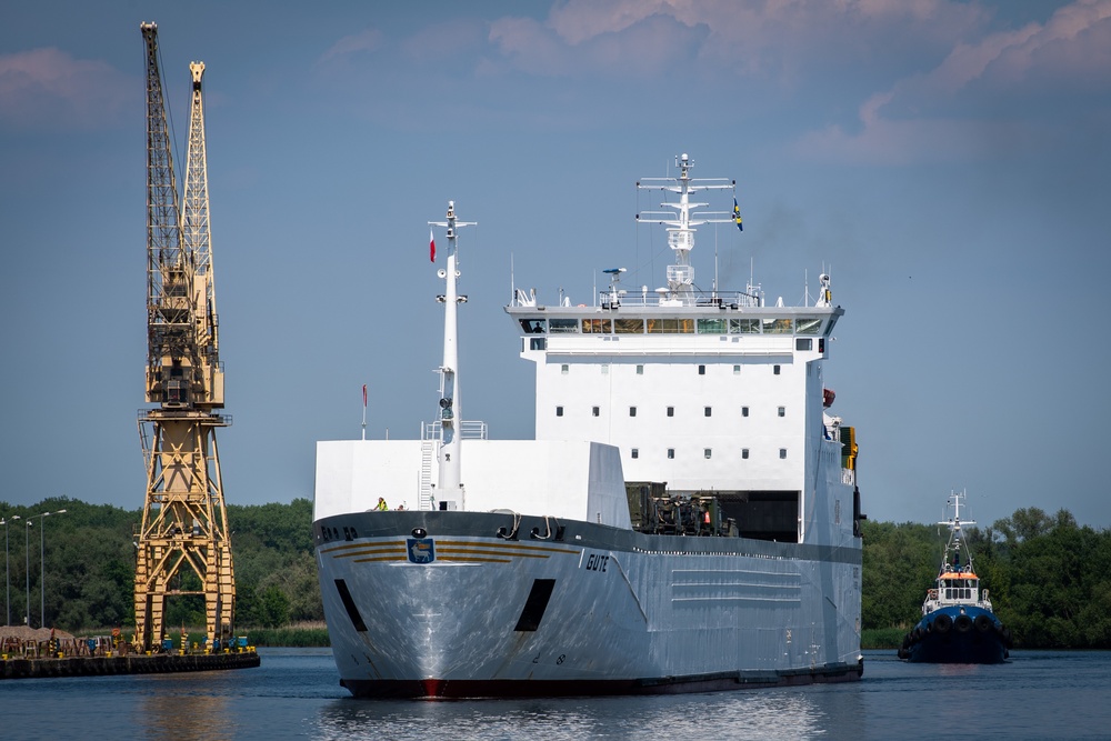 NobleJump2019 20190602 NOR Ship Arrival Harbor Szczecin Unloading