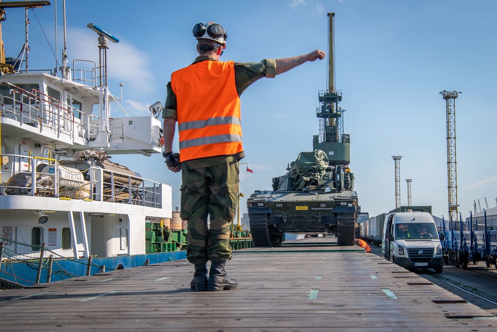 NobleJump2019 20190602 NOR Ship Arrival Harbor Szczecin Unloading