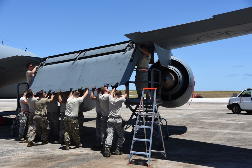 KC-135 Aircraft Flap Replacement