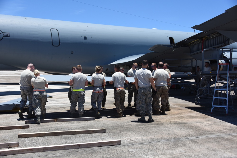KC-135 Aircraft Flap Replacement