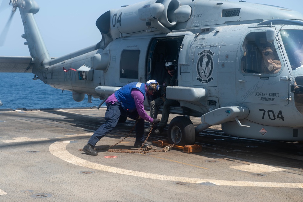 USS Leyte Gulf Goes Underway for Deployment