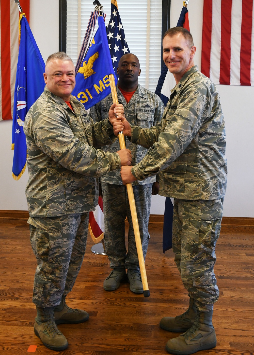 Evans assumes command of the 131st MSG