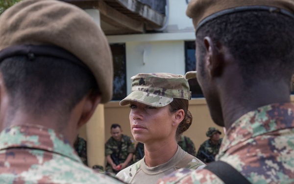 COLOMBIA NATIVE PARTICIPATES IN CARIBBEAN-BASED MILITARY EXERCISE