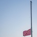 First Navy Jack Flies Half-Mast