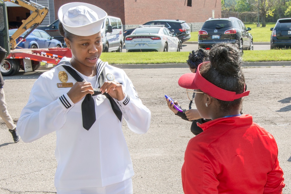 Navy Recruiting District Michigan at Detroit Police Department Career Fair