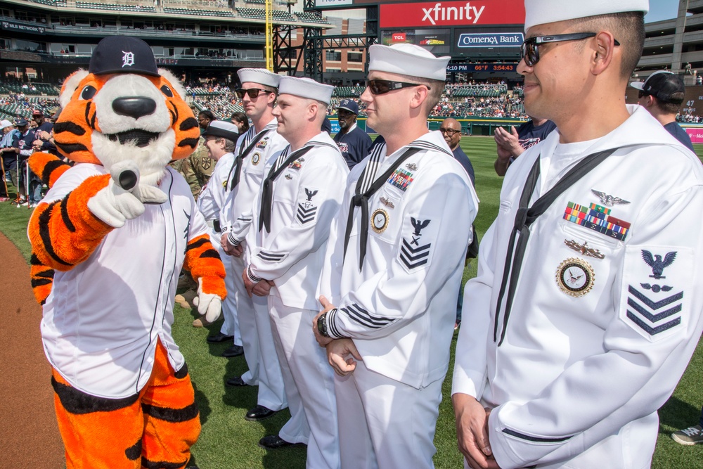 Detroit Tigers Salute to Service
