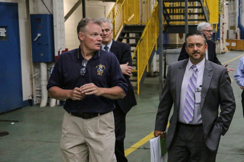 Steven Lagana, NAVSEA Shipyard Infrastructure Optimization Program Manager, Visits Naval Surface Warfare Center Philadelphia Division