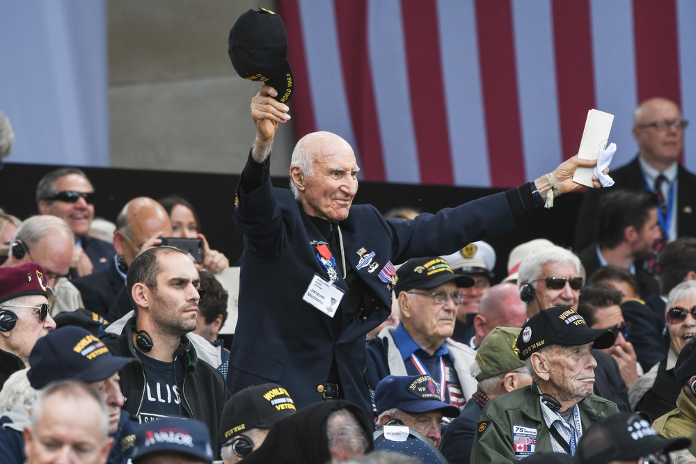World War II Veteran Rejoices