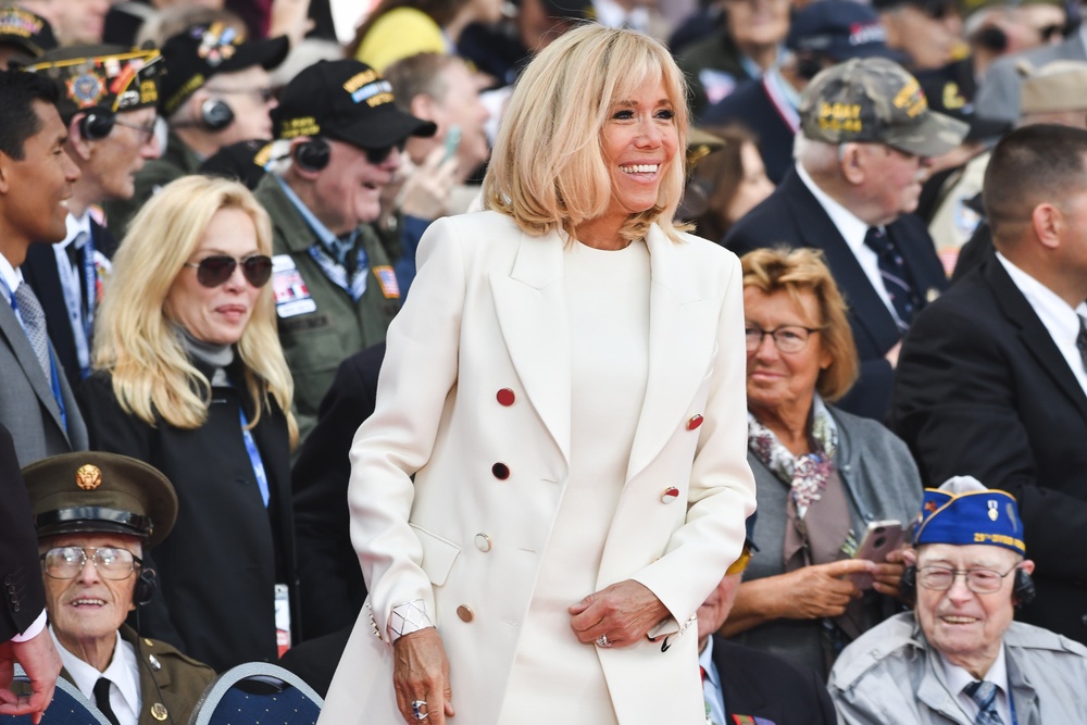 French First Lady Attends 75th D-Day Anniversary