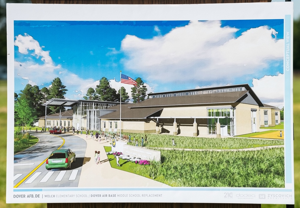 Snapshot: Groundbreaking ceremony held for new Welch Elementary School/Dover Air Base Middle School