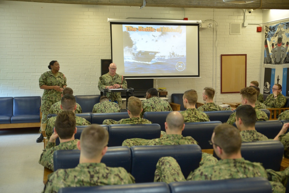 Training Support Center Holds Battle of Midway Training