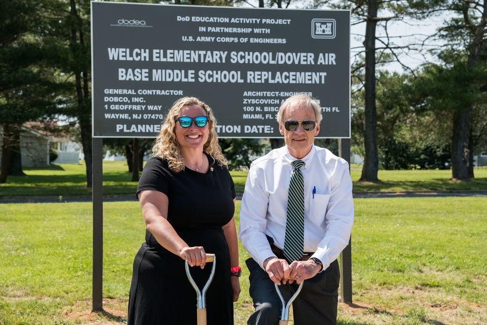 Snapshot: Groundbreaking ceremony held for new Welch Elementary School/Dover Air Base Middle School