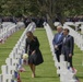 First Lady Lays Flowers at Grave