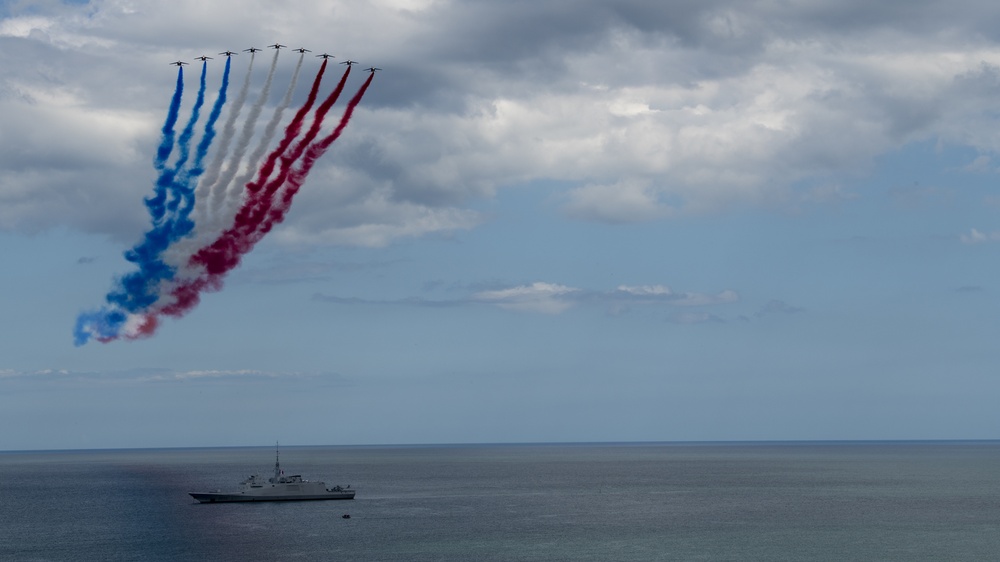 Raphael Flyover during D-Day 75 Ceremony