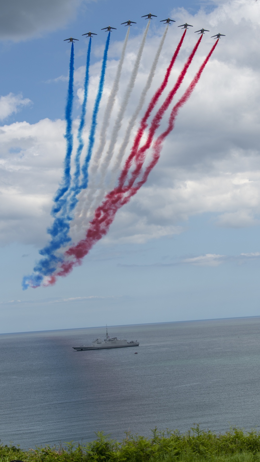 Flyover during D-Day 75 Ceremony