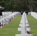 Bugler Plays Taps at Normandy American Cemetery