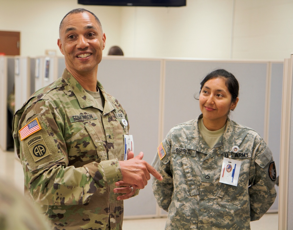 BG Edmondson Visits the Soldiers of the 50th Regional Support Group