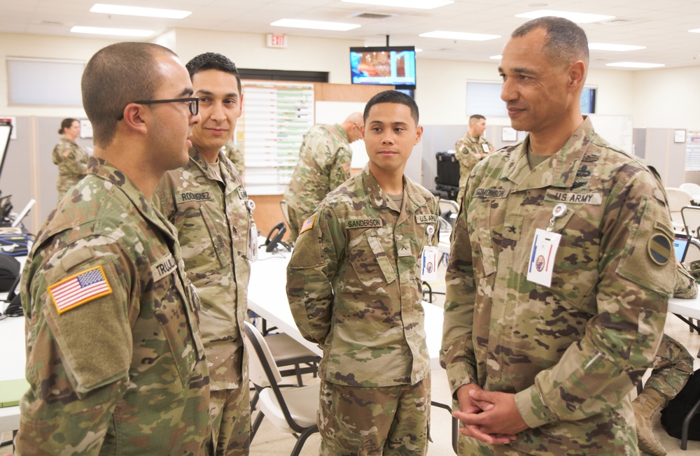 BG Edmondson Visits Soldiers of the 50th Regional Support Group