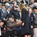 U.S. First Lady Greets WWII Veterans