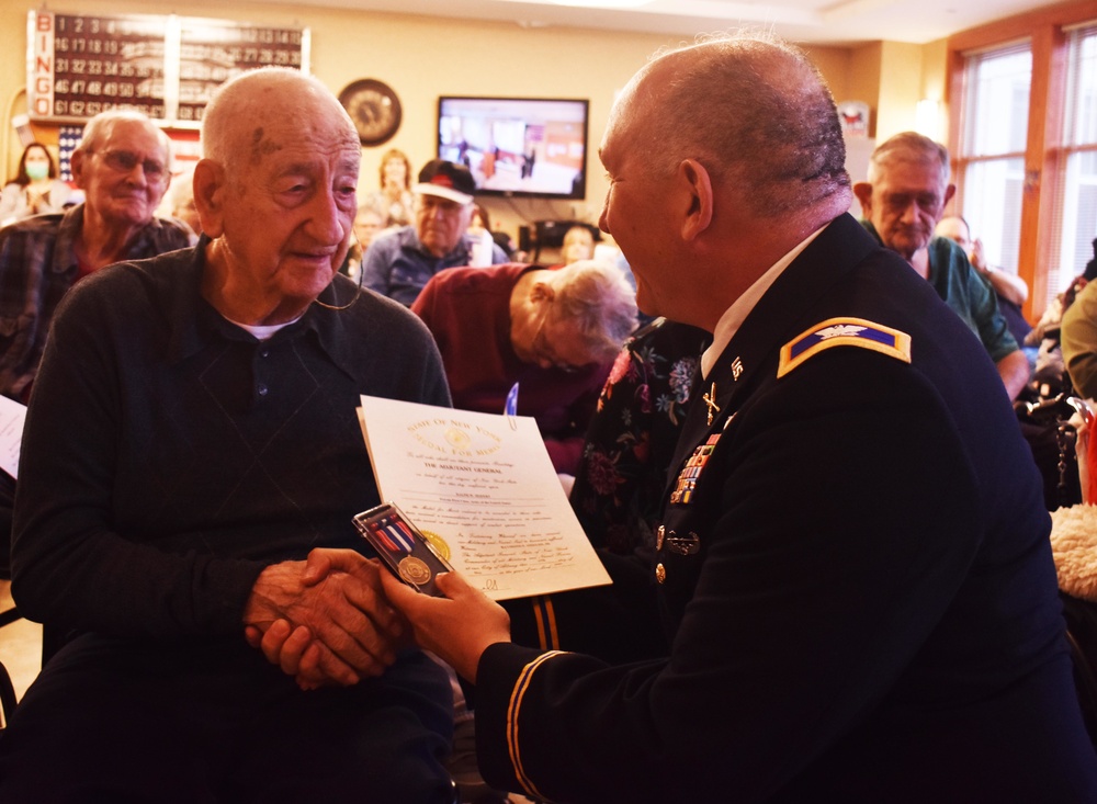 World War II veterans honored at Oxford NY Nursing Home