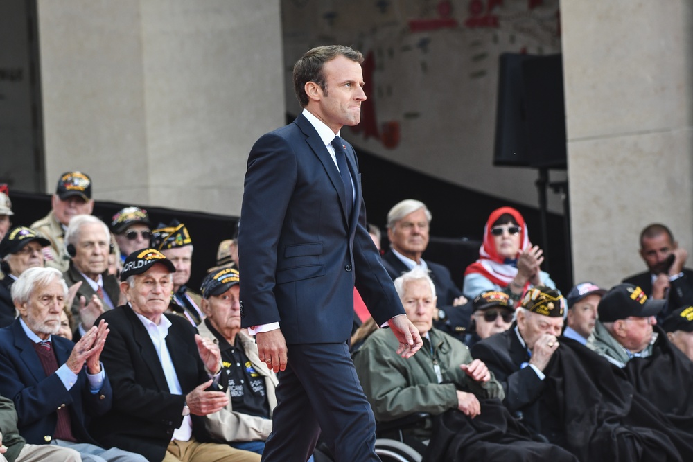 French President Prepares to Speak at D-Day 75