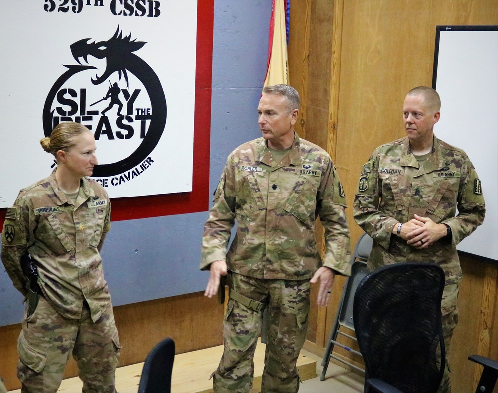 Battalion Coin Presentation: Maj. Lyndsey Hodgkins and Maj. Jason Detwiler