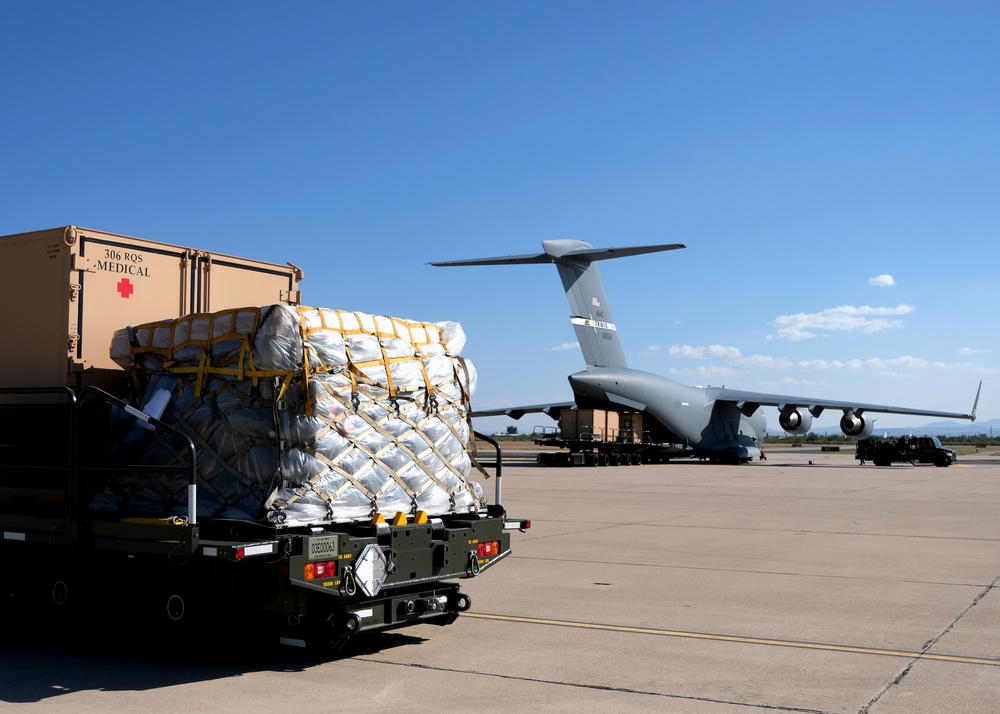 ISU awaiting loading on C-17 Globemaster III for 306th Rescue Squadron deployment