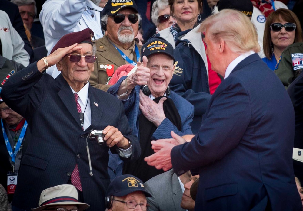 D-Day 75th: POTUS, MCPON Salute D-Day Veterans