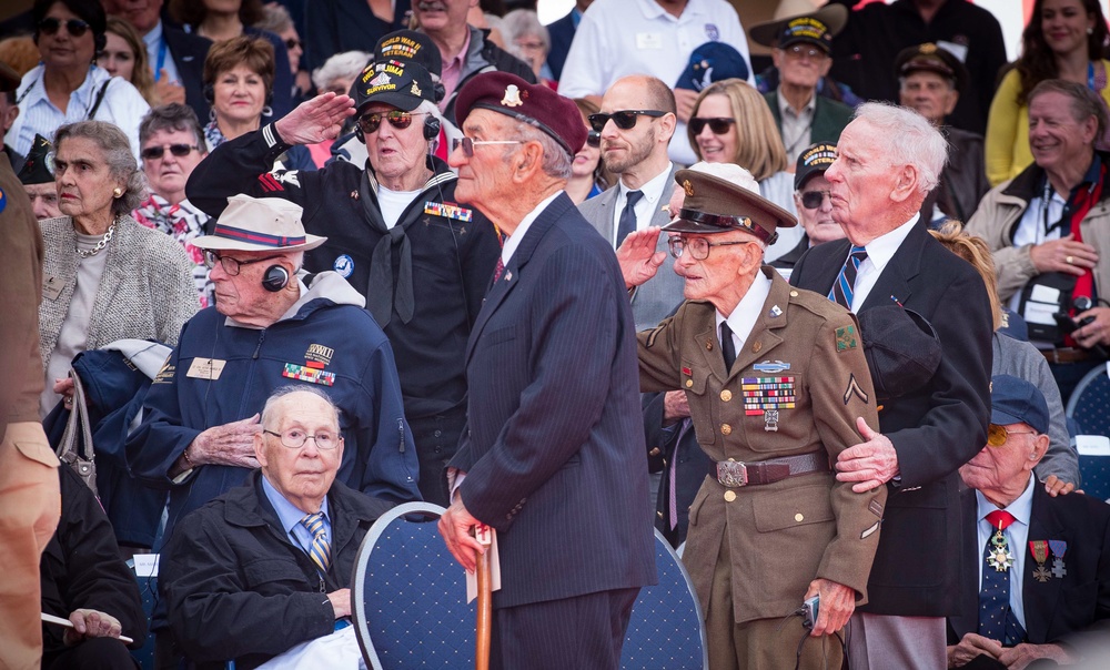 D-Day 75th: POTUS, MCPON Salute D-Day Veterans