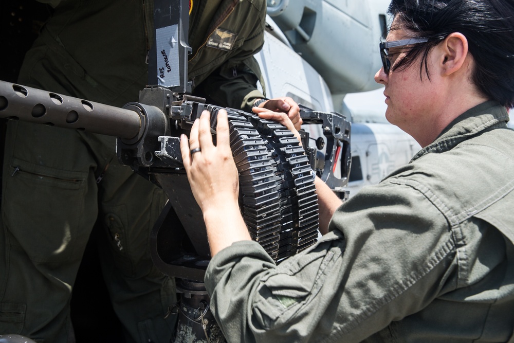 U.S. Marines with HMLA-267 and HMLA-469 complete a special weapons delivery