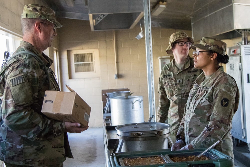 Idaho Army National Guard 92G culinary specialist Sgt. Sharhonda Brown, Echo Company, 1-183rd Assault Helicopter Battalion