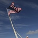 Nimitz Sailor Observes Morning Colors