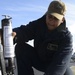 Nimitz Sailor Performs Flight Deck Maintenance