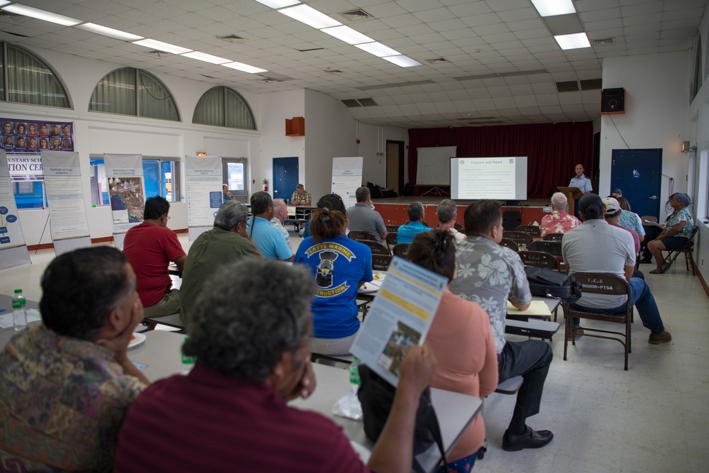 Tinian divert public hearing