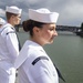 Pinckney Sailors Man the Rails During Rose Festival Fleet Week