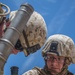 Reserve Marine mortarmen rain steel during ITX 4-19