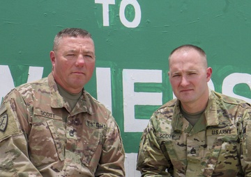 Father, Son Strengthen Bond While Deployed Together