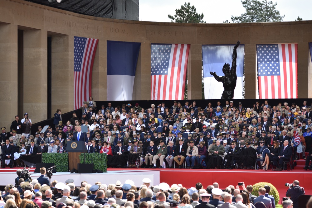 75th Anniversary of D-Day at Normandy American Cemetery and Memorial