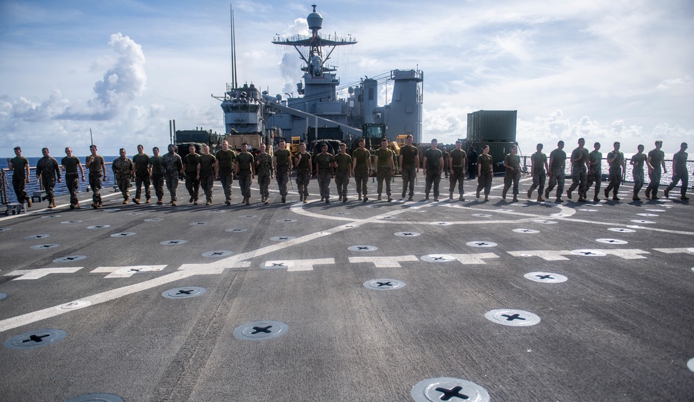 Marines Aboard USS Harpers Ferry Perform Participate in Corporal's Course