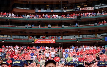 DVIDS - Images - USS St. Louis Sailors at Busch Stadium [Image 4 of 8]