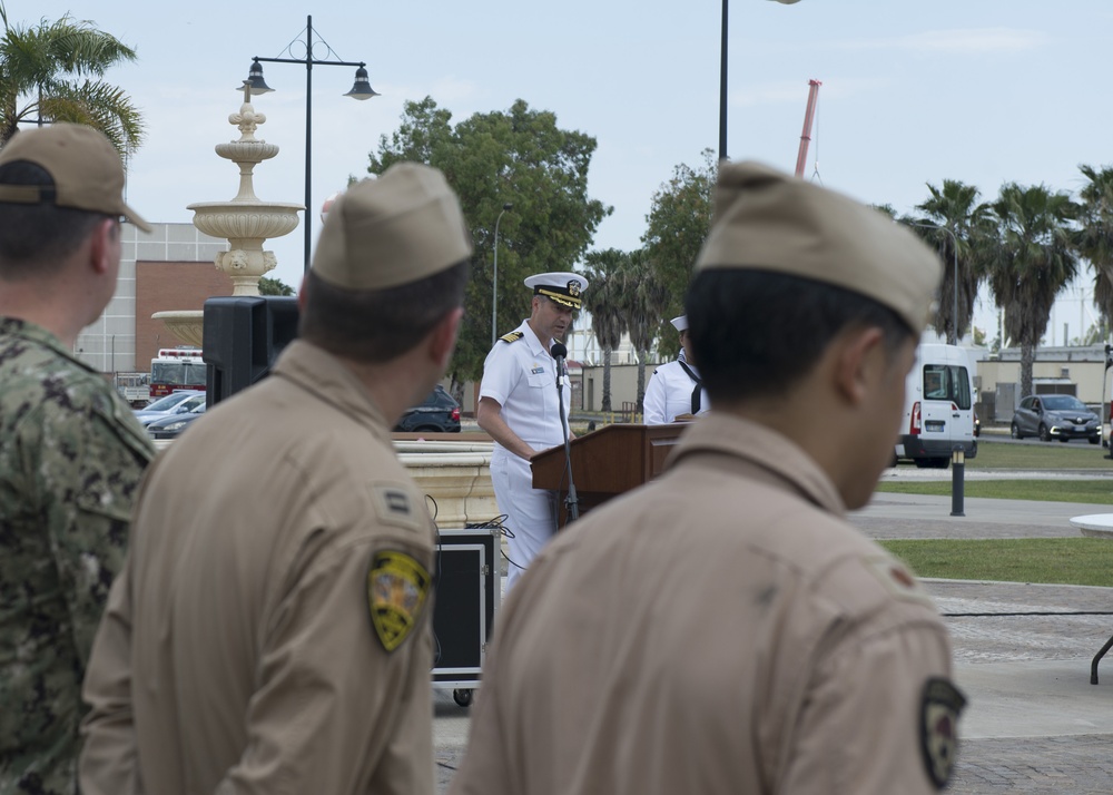 NAS Sigonella Battle of Midway, POW/MIA, D-Day 75 Remembrance ceremony.